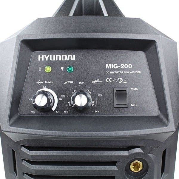 Hyundai HYMIG200 200Amp MIG/MMA&#x28;ARC&#x29; Inverter Welder, 230V Single Phase