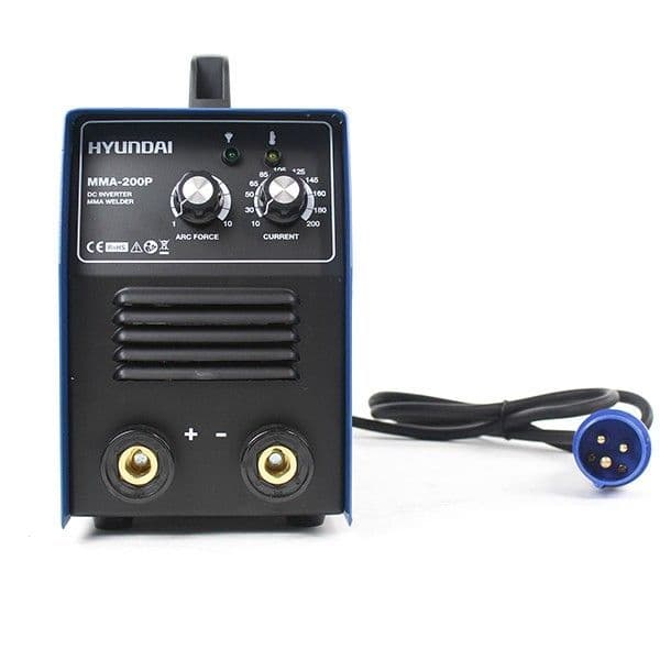 Hyundai HYMMA200P 200Amp MMA/ARC Inverter Welder, 230V Single Phase