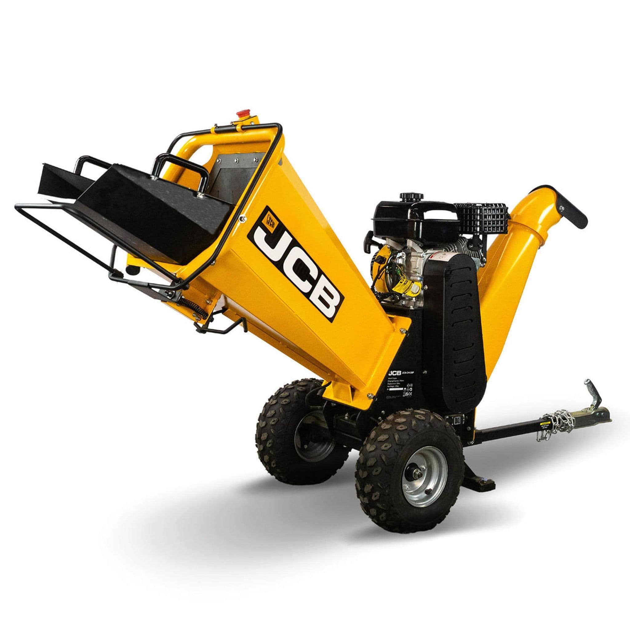 JCB 100mm /4 Heavy-duty Petrol Wood Chipper 7.5hp, 224cc 4-Stroke JCB-CH75100P