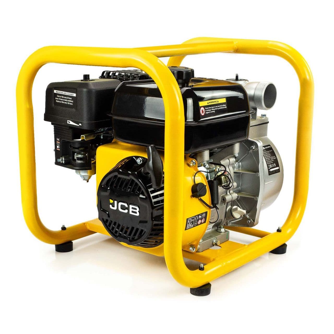 JCB 50mm 2 / 50mm Professional Petrol Water Pump, 466L/min, 7.5hp, 224cc, 4-Stroke | JCB-WP50