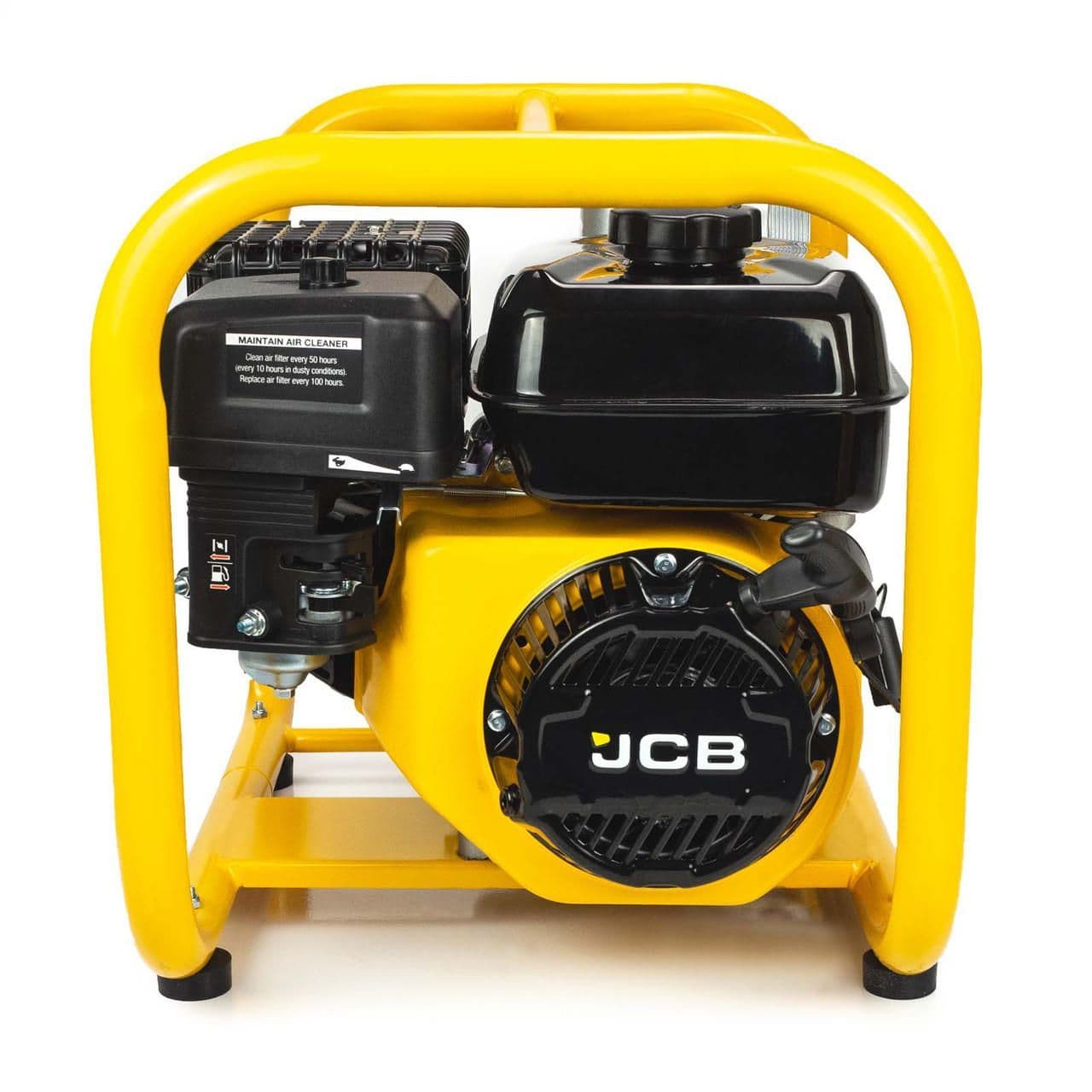 JCB 80mm 3 / 75mm Professional Petrol Water Pump, 966L/min, 7.5hp, 244cc, 4-Stroke | JCB-WP80