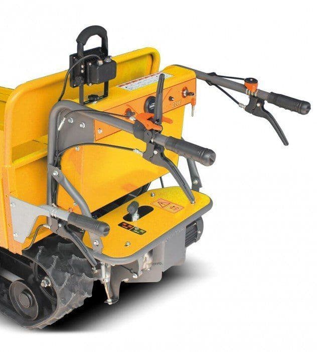 Lumag MD450E 450kg Electric Tracked Dumper with Manual Tip