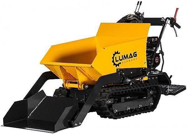 Lumag MD500HPROS 500kg Petrol Crawler Mini Dumper / Tracked Barrow With Shovel