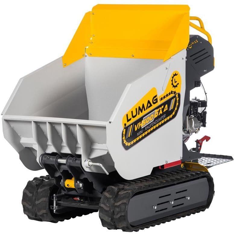 Lumag VH500A 500kg Track Barrow with Petrol Loncin Engine and Hydraulic Tip