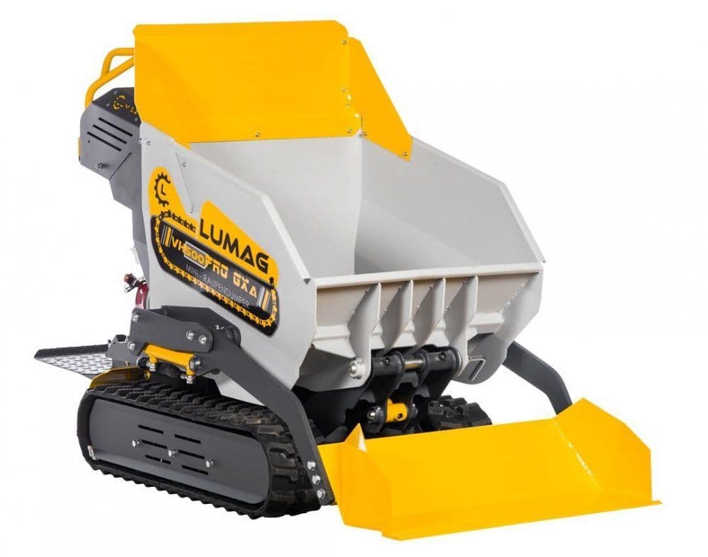 Lumag VH500PRODA 500kg Professional Petrol Track Barrow with a Diesel Engine