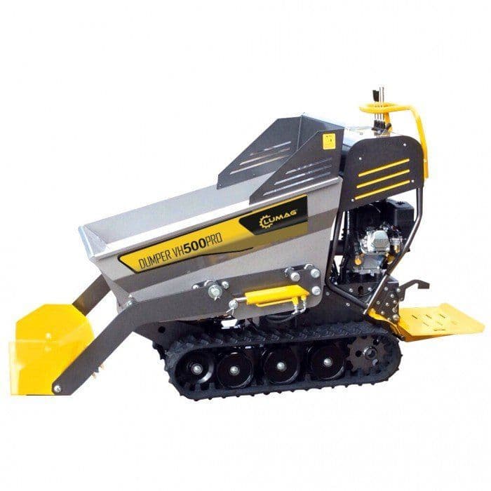 Lumag VH500PROGX 500kg Professional Petrol Track Barrow with a Honda Engine