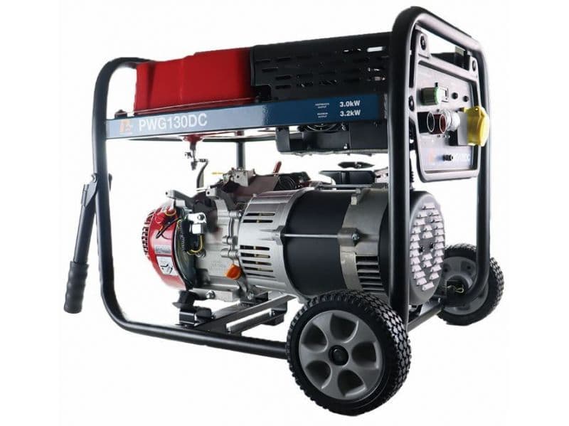 P1 3.2kW / 4kVa Petrol Welder Generator, 120 Amp DC Welder by Position 1 Power Equipment | PWG130DC