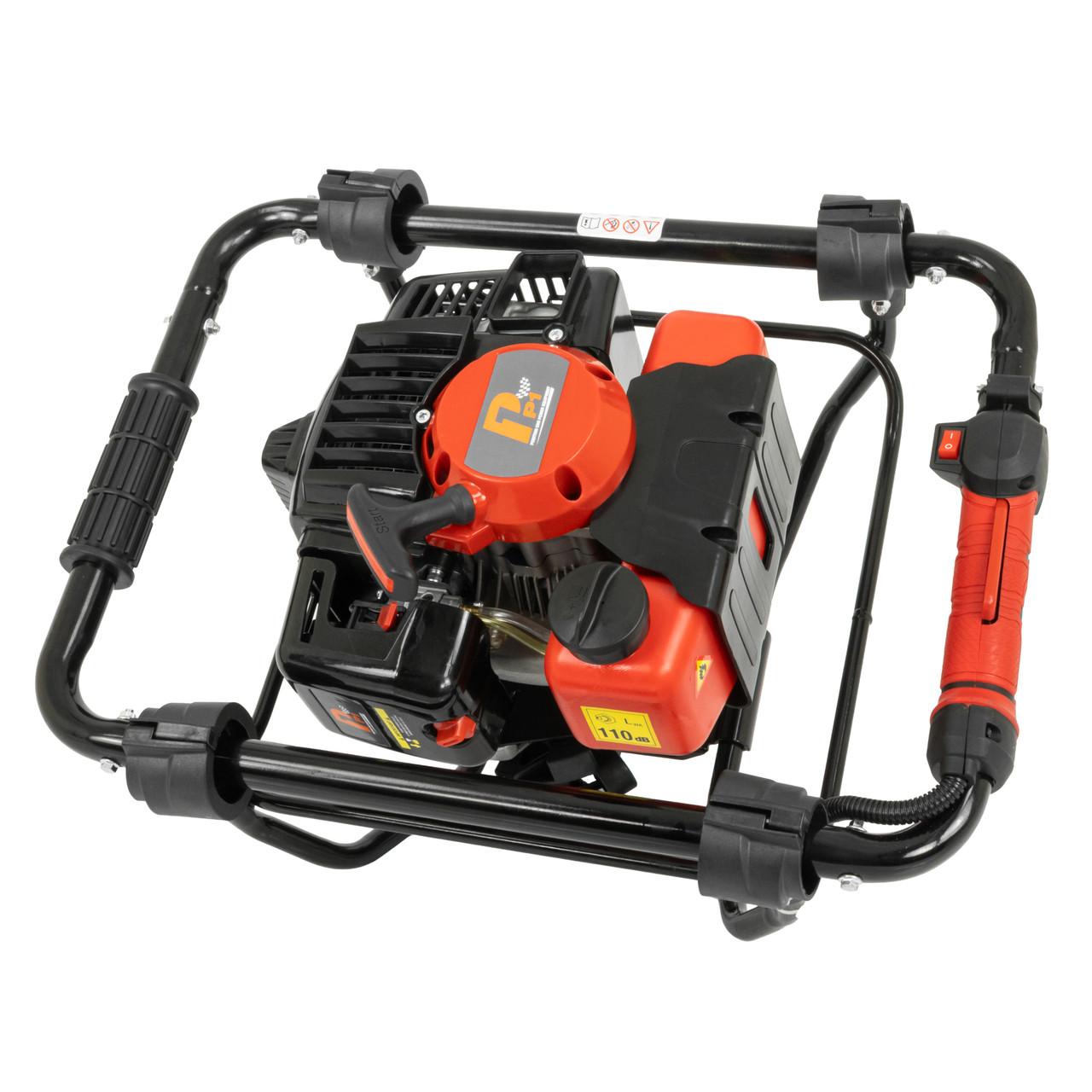 P1PE 56cc Petrol Earth Auger with Brake – Post Hole Borer & Ground Drill (P1-EA560BR)