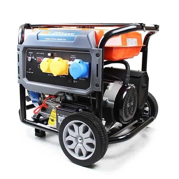 P1PE 8kW / 10kVA* Recoil & Electric Start Site Petrol Generator P10000LE