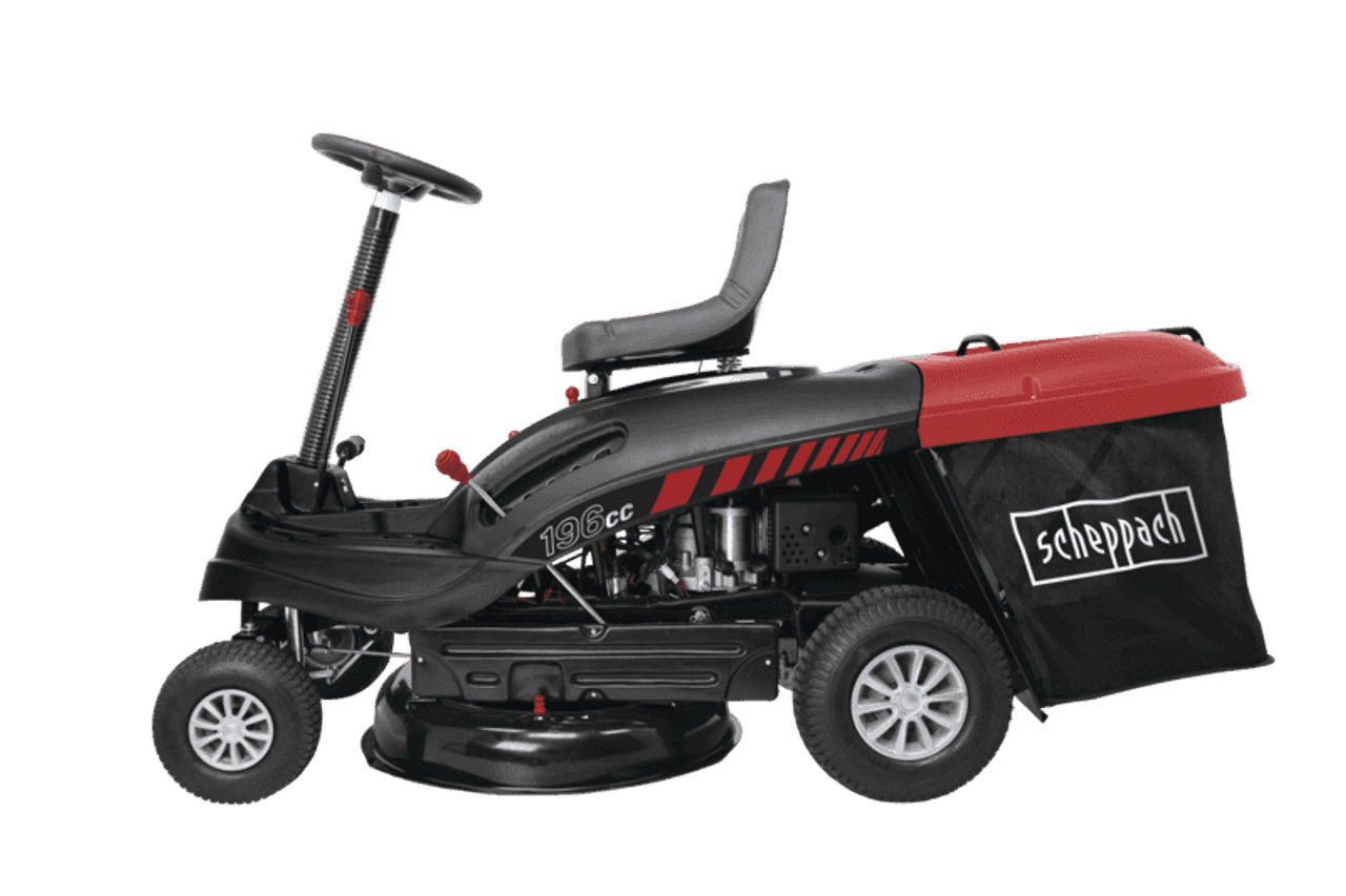 Scheppach 61cm Compact Petrol Ride-on Mower, 24'' Cut | MR196