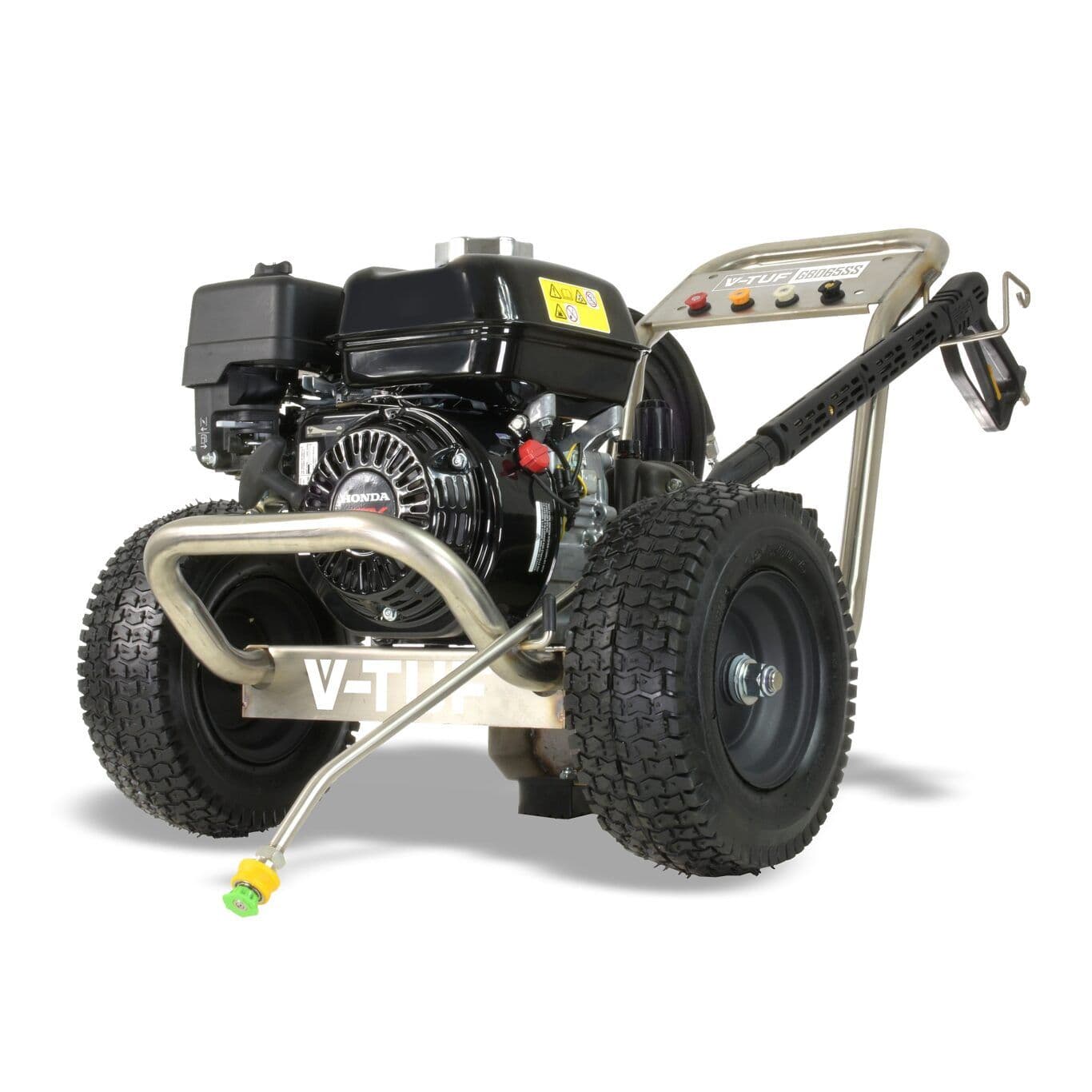 V-TUF GB065 200BAR 12L/MIN INDUSTRIAL 6.5HP HONDA PETROL PRESSURE WASHER C/W GEARBOX