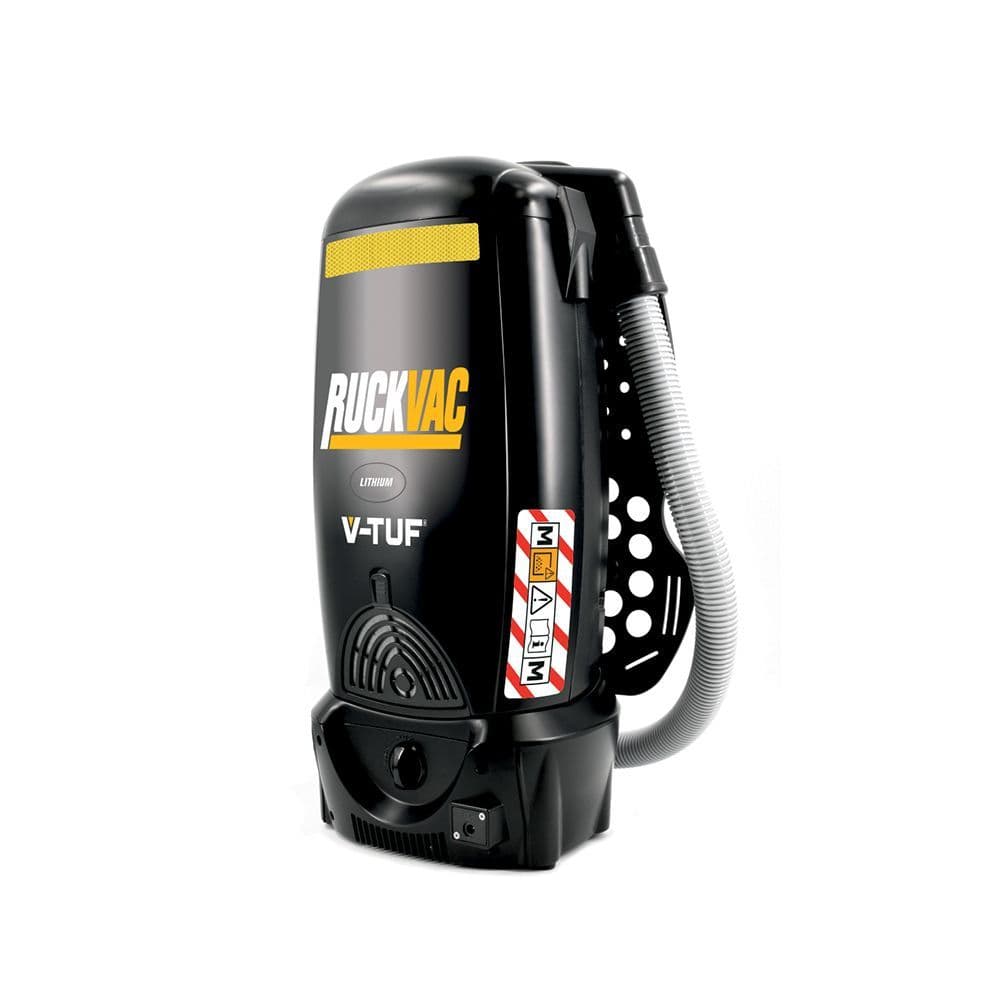 V-TUF RuckVac M-Class Rated Cordless Backpack Vacuum - with Lung Safe Hepa Filtration &#x28;Batte